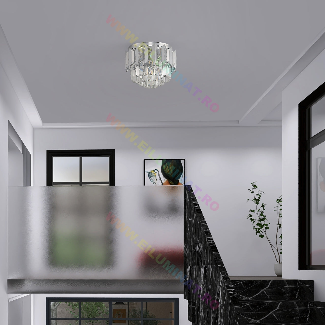 Aplica LED SILVER SHINE 30cm Echivalent 300W