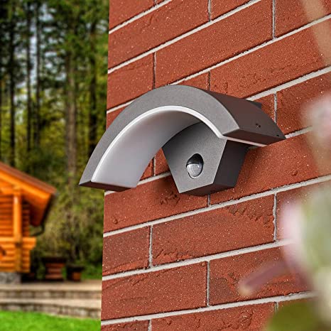 Aplica LED Exterior DYNAMIC SENZOR 24W Neagra