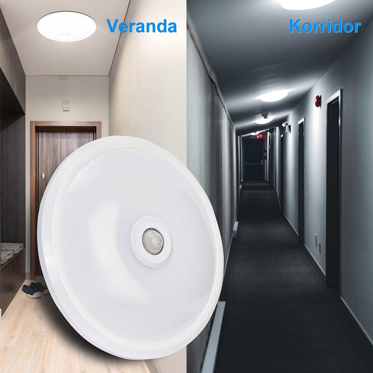 Plafoniera LED 12W Senzor Miscare Echivalent 75W