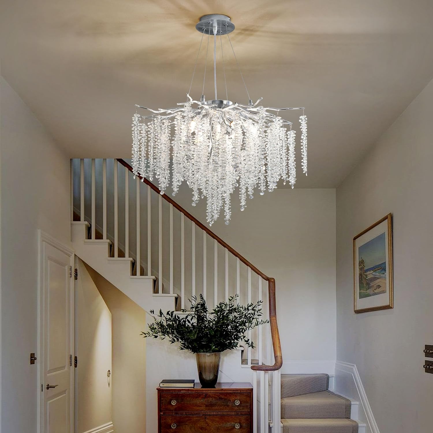 Candelabru Cristal LUXURY Silver Willow 80CM