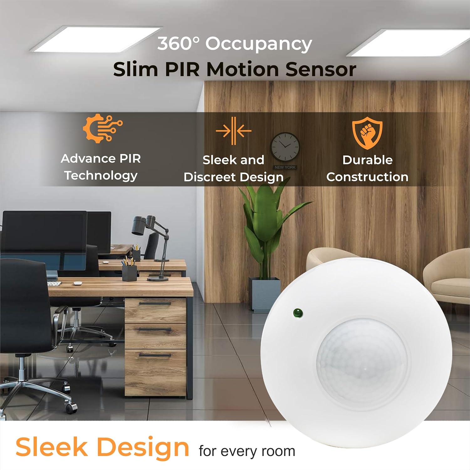 Senzor Miscare Reglabil 360 Grade 220V