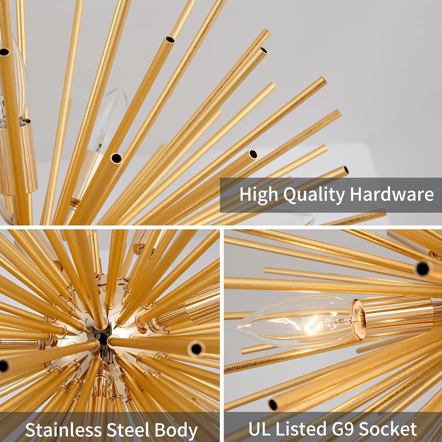 Lustra Suspendata Golden SUN