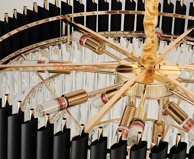 Candelabru Cristal BLACK PANTHER 750mm