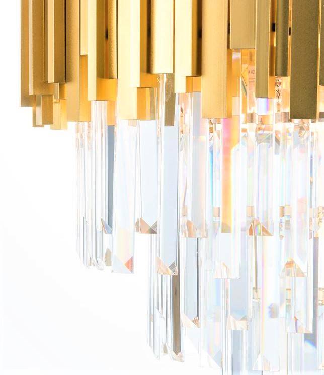 Candelabru Cristal GOLDEN MAXI 400mm