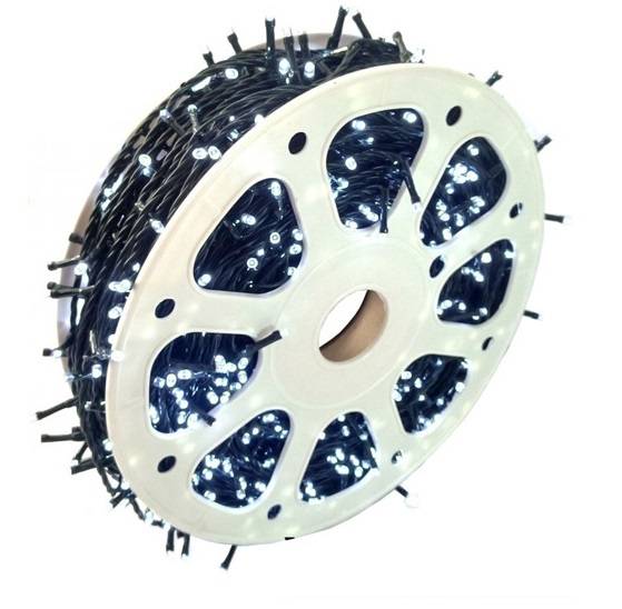 Instalatie LED Rola 50m fir negru Diverse Culori