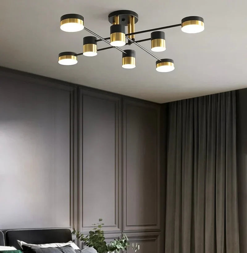 Lustra LED Nordic Style Darko Grande Echivalent 600W Telecomanda