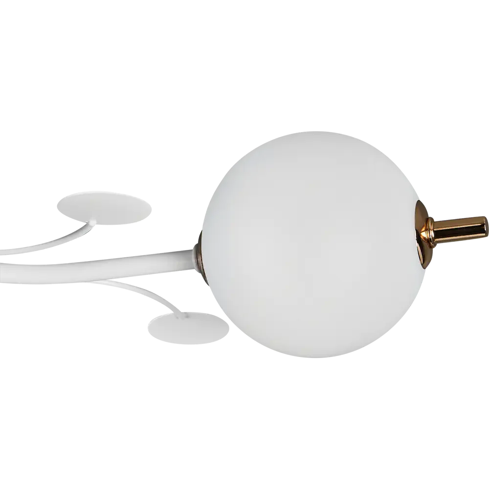 Lustra LED PROP 5+1 WHITE Echivalent 500W