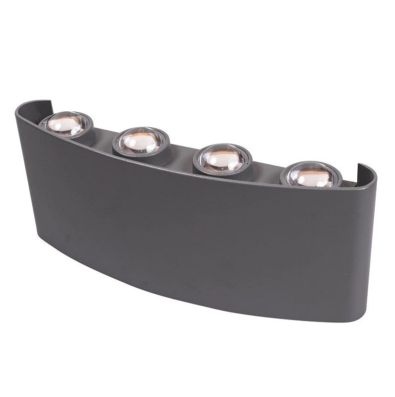 Aplica LED 8W TRIO Exterior Neagra