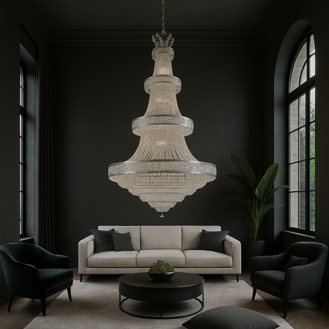 Candelabru Cristal LUXURY CHROME Electro 72xE14