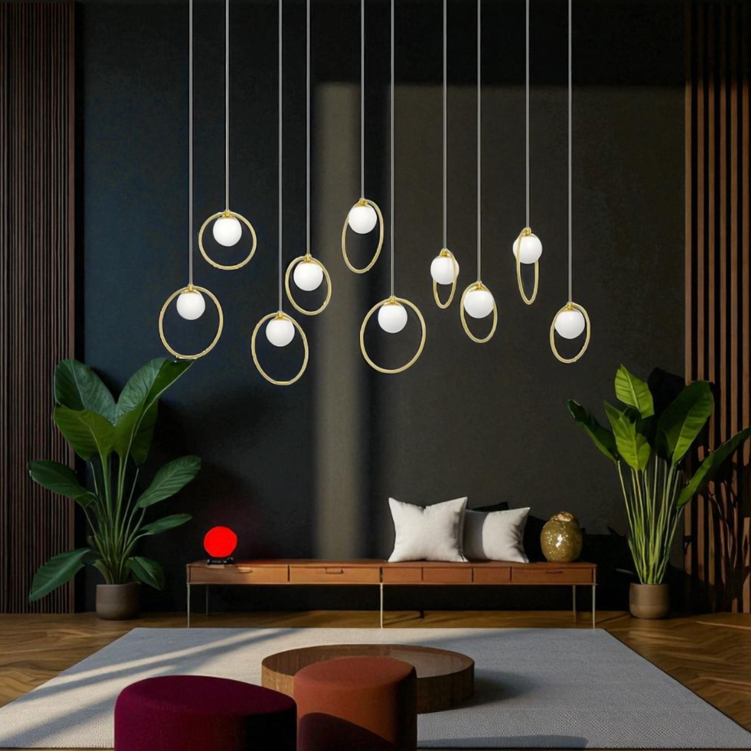 Lustra LED Dining Suspendata Abajur PORTOCOLOM Luxury 17Elemente