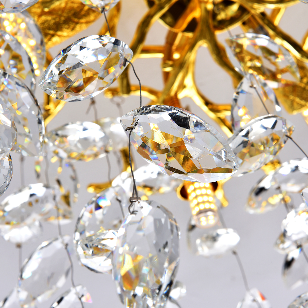 Candelabru Cristal Luxury Gold CINDY