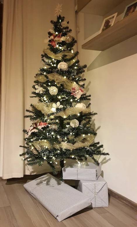 Brad Artificial de Craciun 180cm Suport Metalic - CA-8