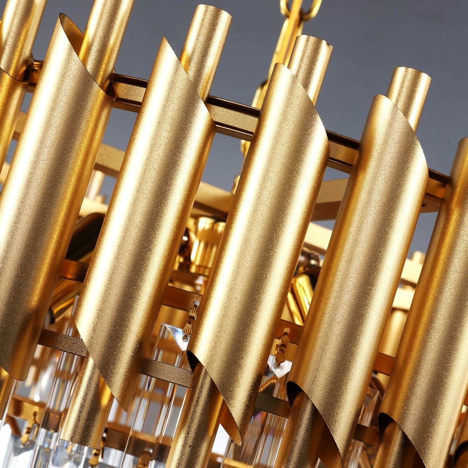 Candelabru Cristal Golden Panther 400mm