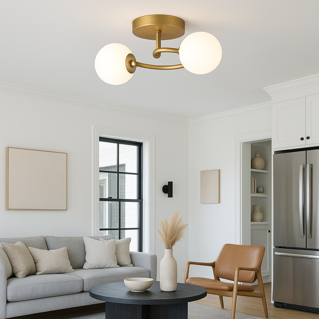 Lustra Abajur 2xE27 Gold Elegance