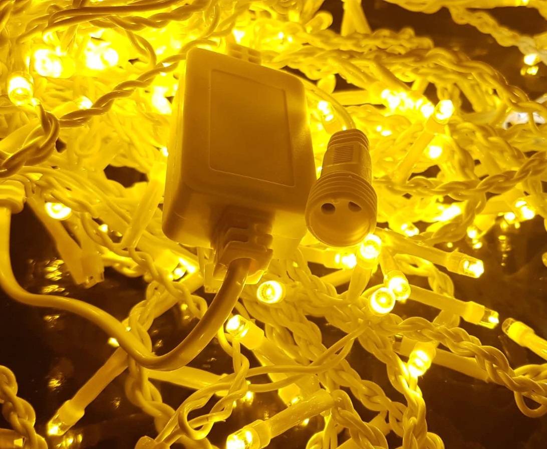 Instalatie LED Perdea Ploaie FLASH 120 LED-uri 3x1m Fir Alb Diverse Culori