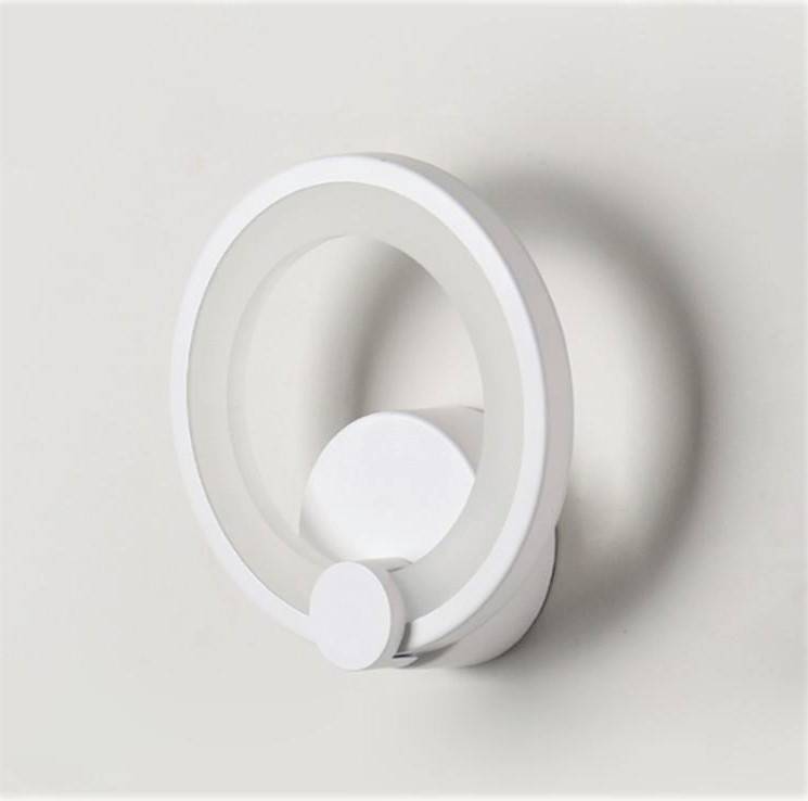 Aplica LED Round Alba cu 3 Lumini Echivalent 120W