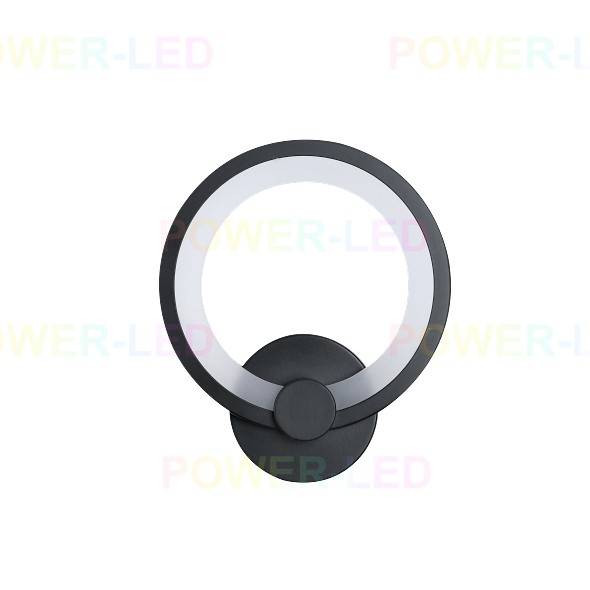 Aplica LED 24W ROUND Negru 3 Functii