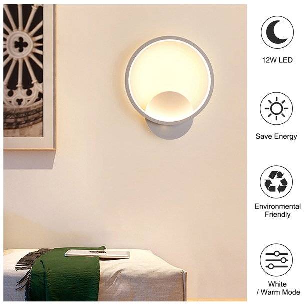 Aplica LED 28W ROUND Alba Slim 3 Functii