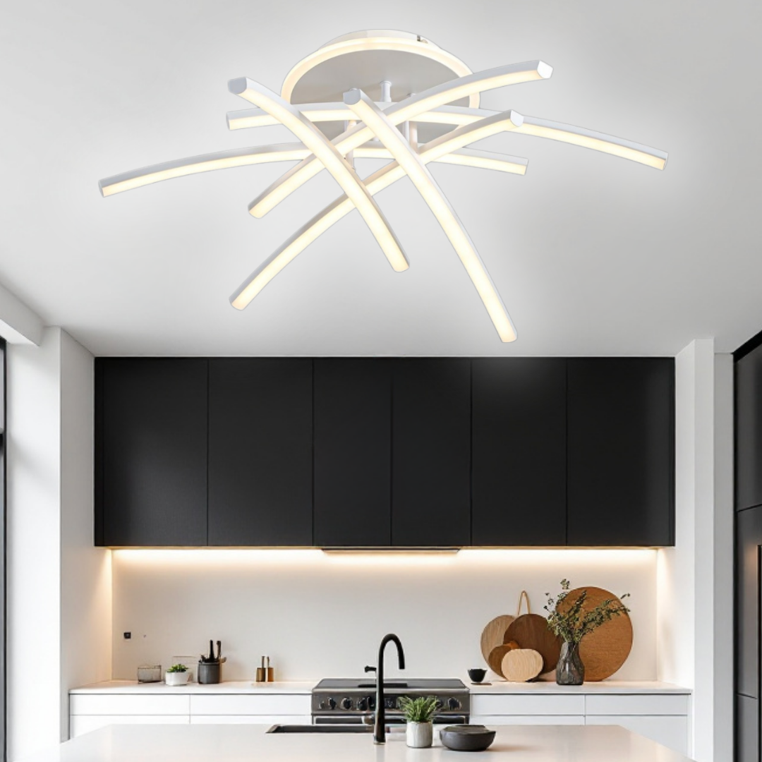 Lustra LED 114W Ophelia 6 Elemente ALBE Echivalent 600W Telecomanda