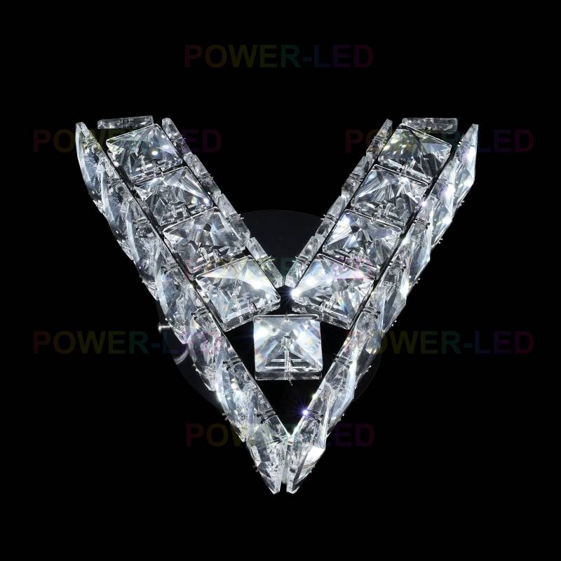 Aplica LED 12W Cristal V Shape