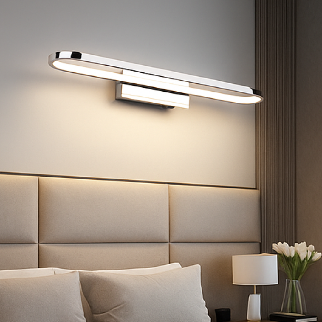 Aplica LED Baie IP44 cu Buton GIANNI Crom Echivalent 250W