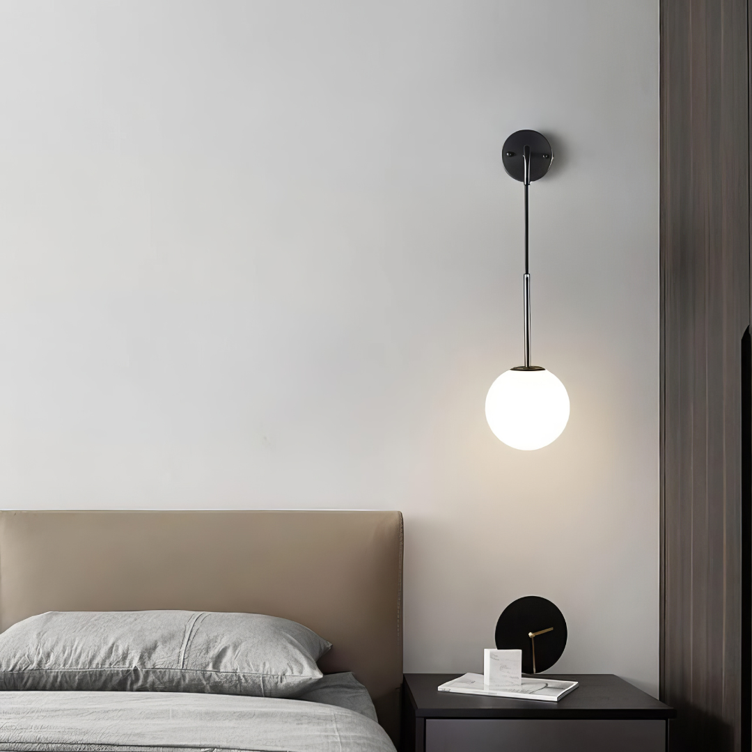 Aplica Ajustabila Nordic Style HangGlobe Black Abajur Mat