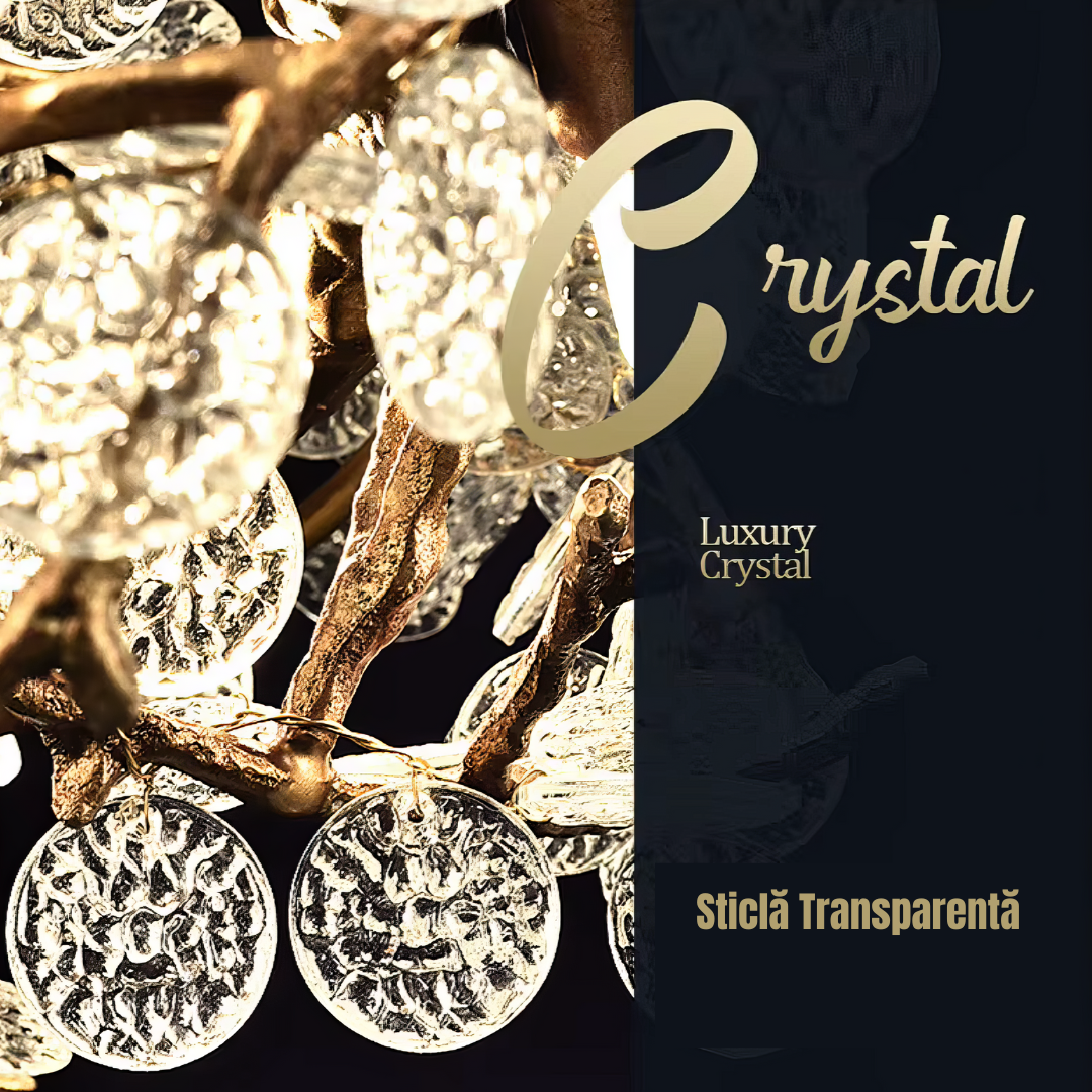 Candelabru Crystal Luxury Flowers