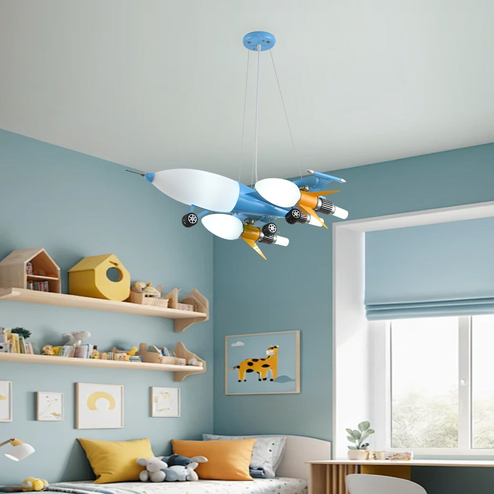 Lustra LED Suspendata Kids Plane Echivalent 200W