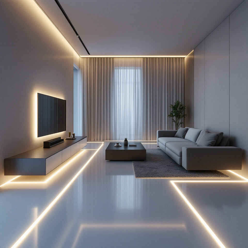 Profil Aluminiu Pentru Banda LED Pentru Pardoseala 2 METRI