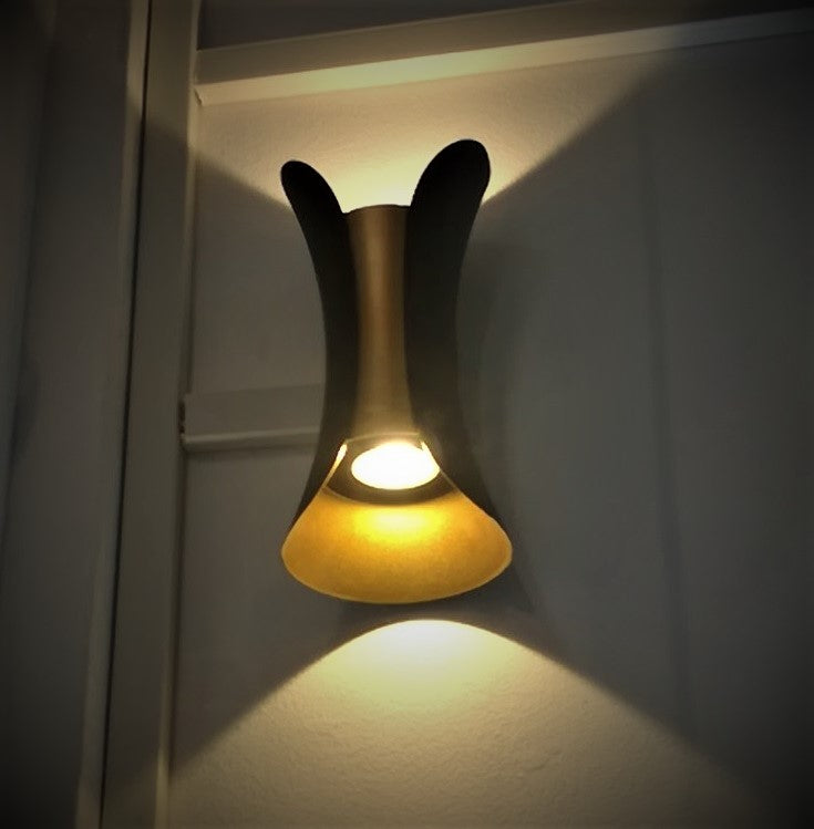 Aplica LED Exterior 2x5W ULTRON GOLD