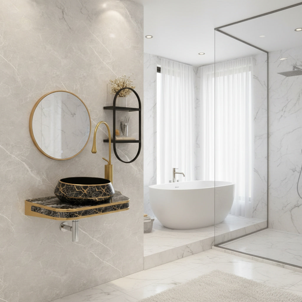 Lavoar Aplicat Premium Line Lion 65.5X37CM