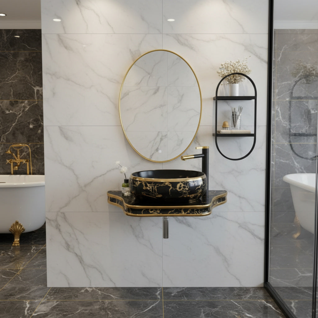 Lavoar Aplicat Premium Line Jaguar 65.5X37CM