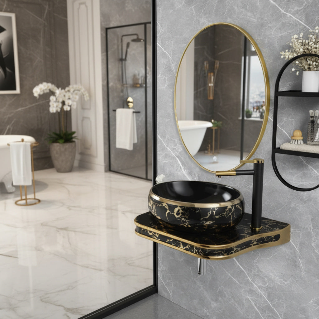 Lavoar Aplicat Premium Line Jaguar 65.5X37CM