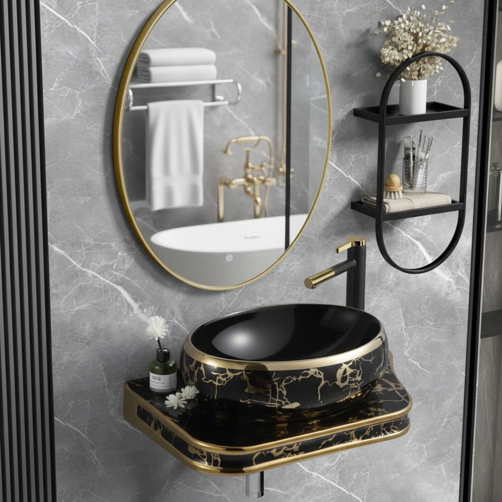 Lavoar Aplicat Premium Line Jaguar 65.5X37CM