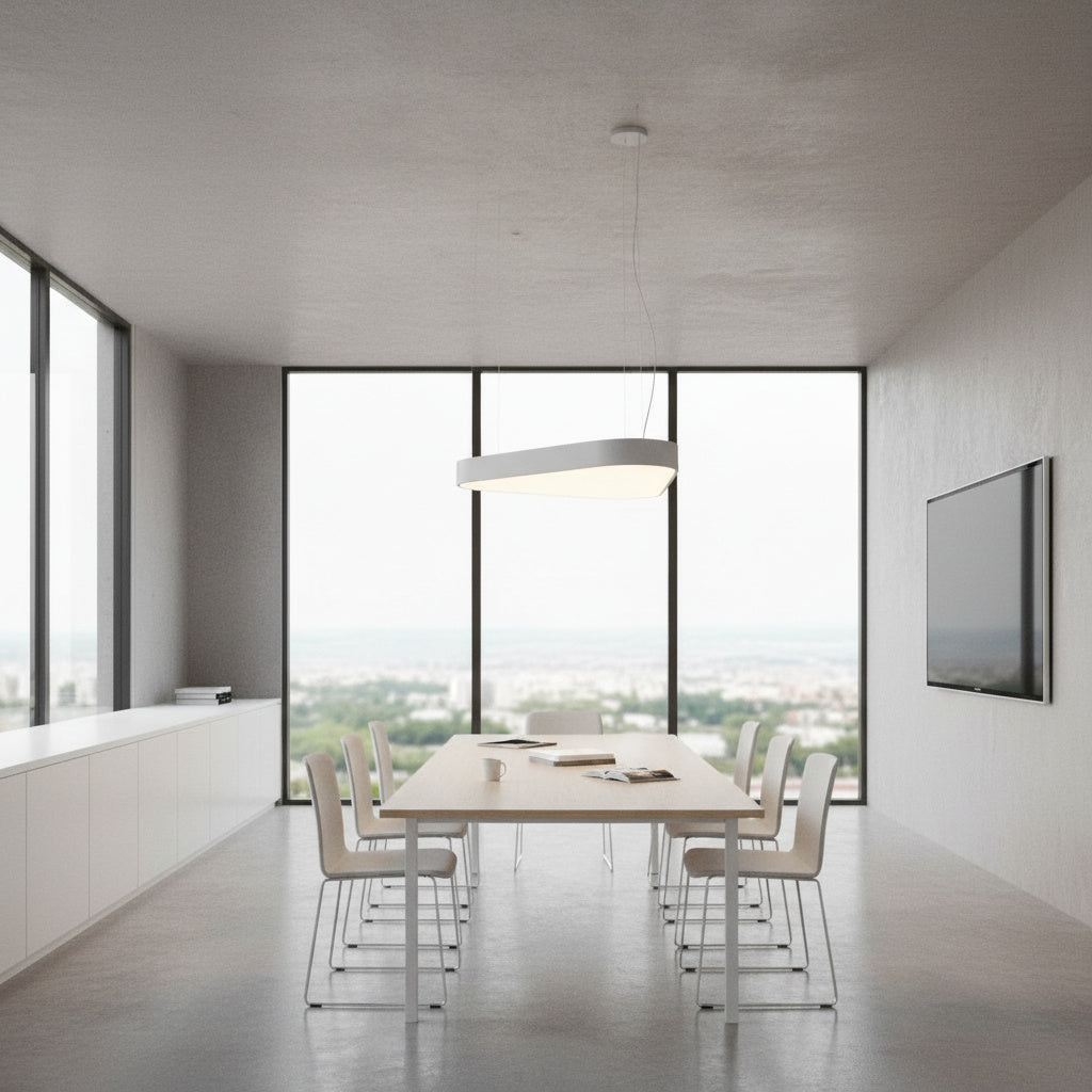 Lustra LED Solid TriLine Alb Mat 115W CCT