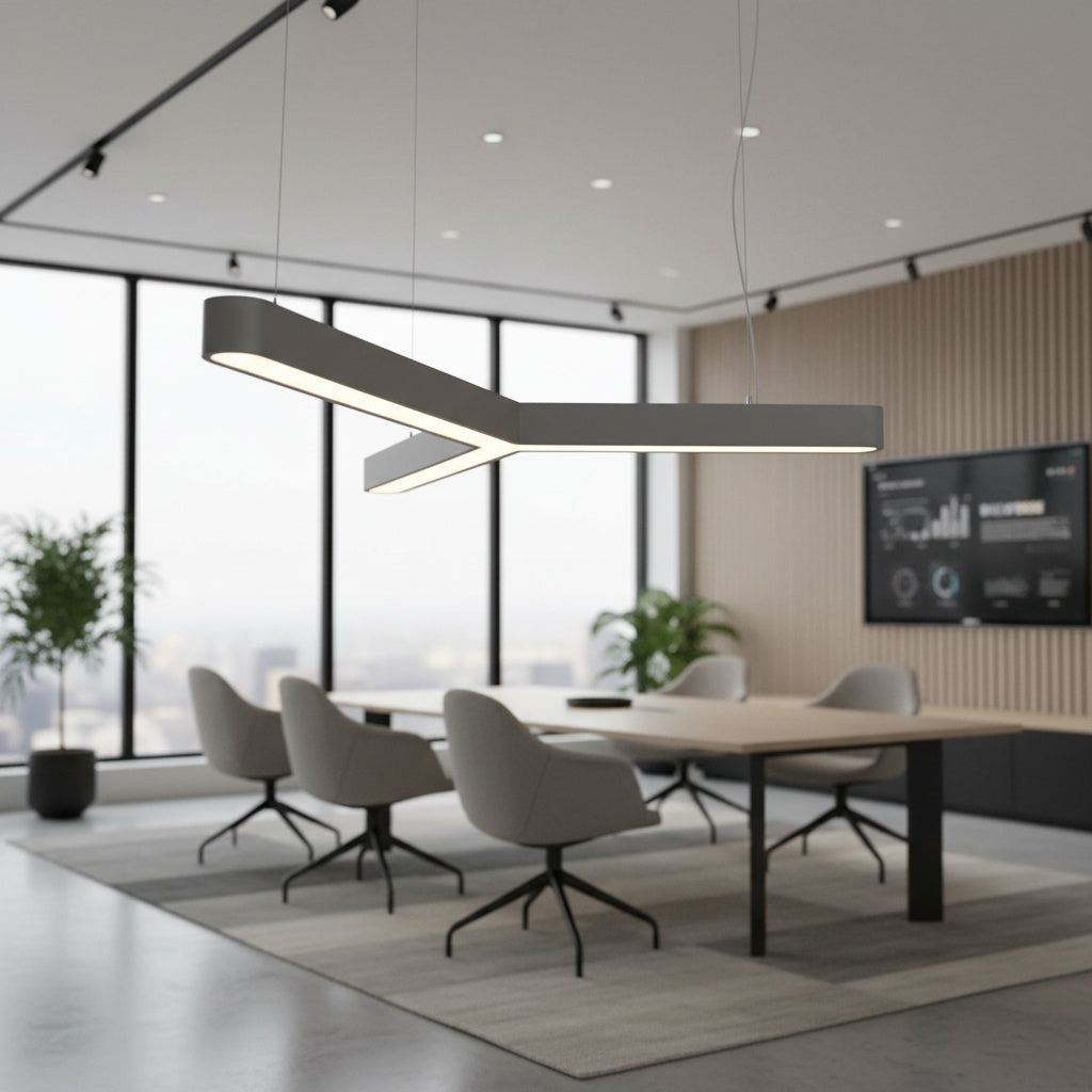 Lustra LED TriCore Slim Gri Mat 100W CCT