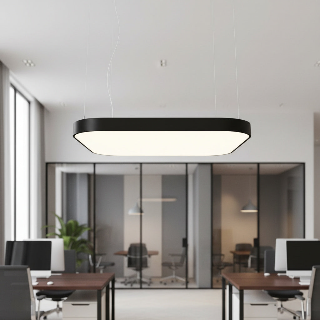Lustra LED BlackFrame Office 134W CCT