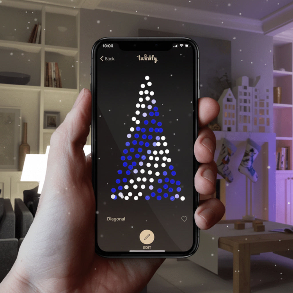 Brad Artificial de Craciun 3D SMART TWINKLY WINDSOR PINE cu Instalatie