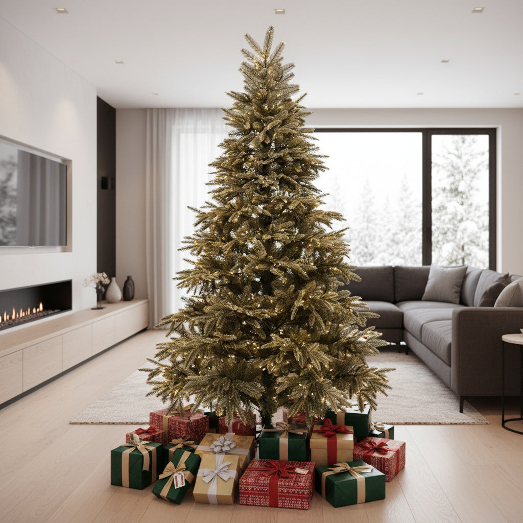 Brad Artificial de Craciun 2D & 3D ELITE Verde