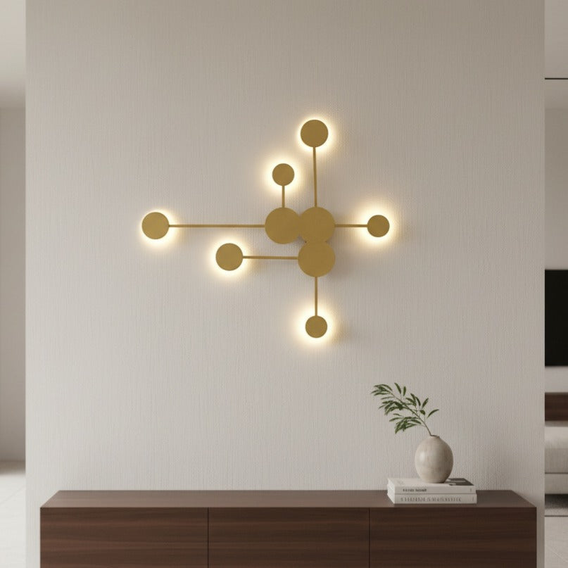 Aplica LED VIEZZA Gold Echivalent 350W Telecomanda