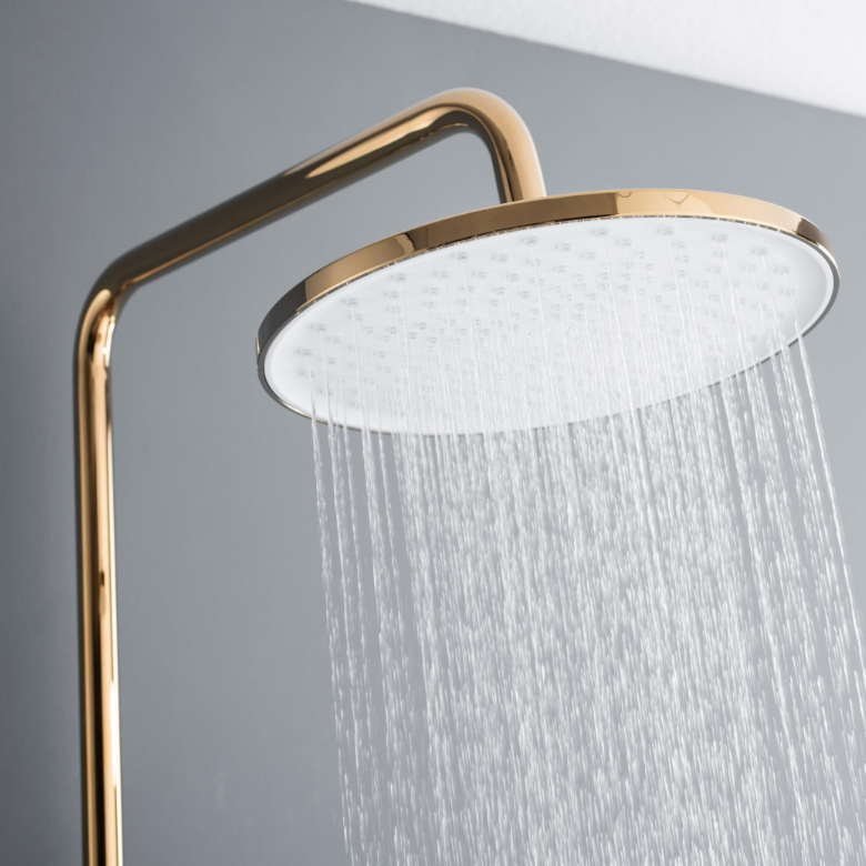 Coloana de Dus Premium 4 Moduri de Pulverizare Aurie Inox