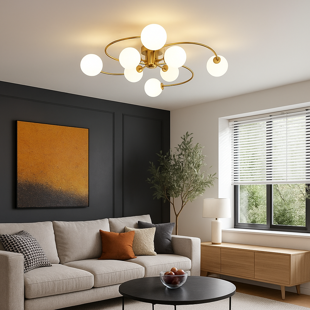 Lustra Abajur MAT Golden Galaxy