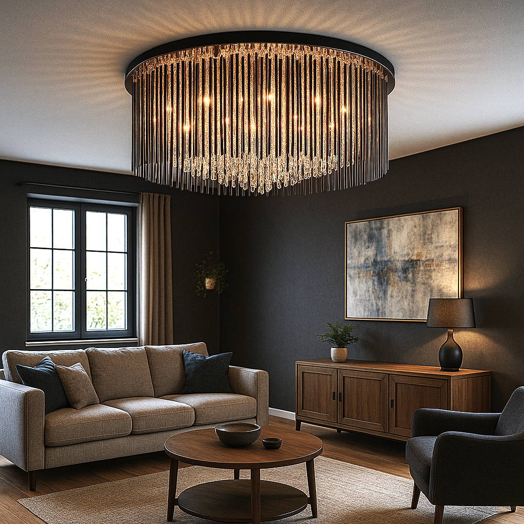 Candelabru Aplicat Cristal Luxury Black Beauty