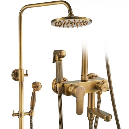 Coloana de Dus Bronz Antichizat 1725 4 Functii din Alama Sanitara