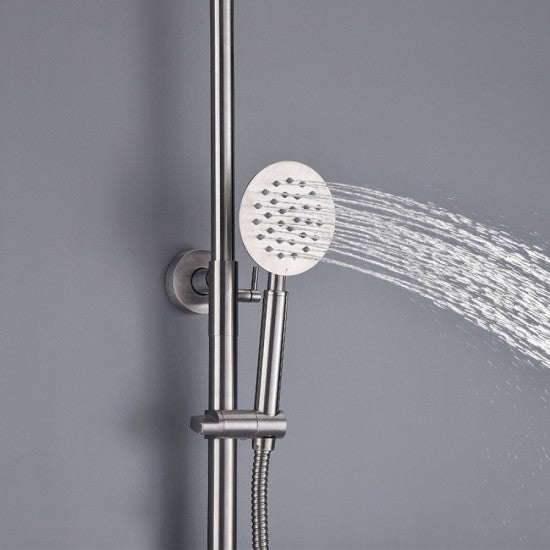 Coloana de Dus Retro Cromata 1732 din Alama