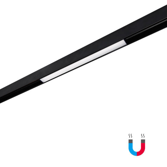 Spot LED 20W 60cm Magnetic SMART CCT Negru Liniar Mat Telecomanda