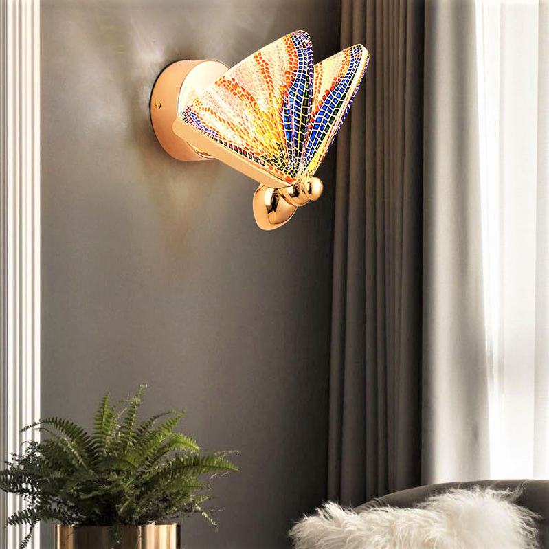 Aplica LED 12W Butterfly GOLD