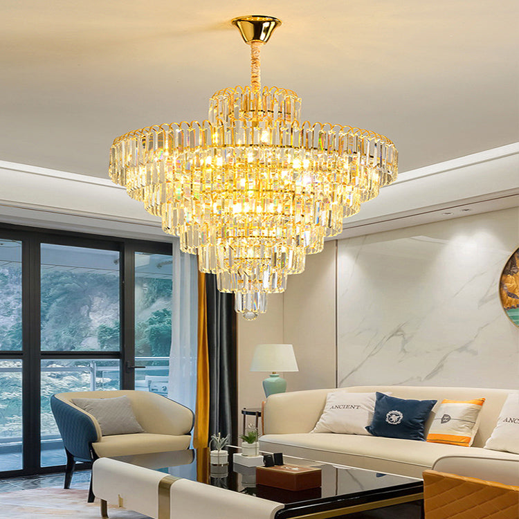 Candelabru Cristal Gold Imperator 80x112CM 28xE14