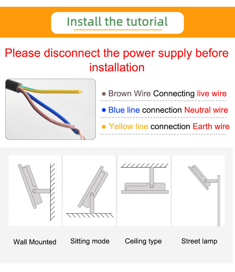 Proiector LED 200W KMTL Blue