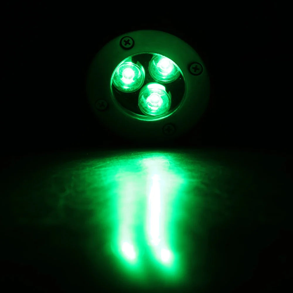 Spot LED Exterior 3W RGB Pardoseala Incastrabil 12V